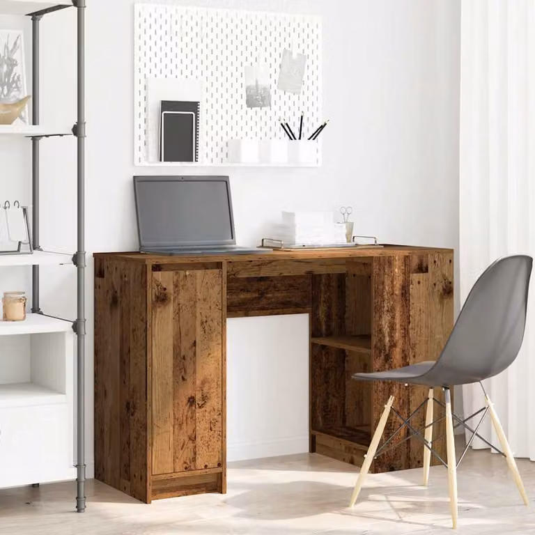 Maison Exclusive - Scrivania effetto legno antico 120x42x76 cm Materiale ligneo