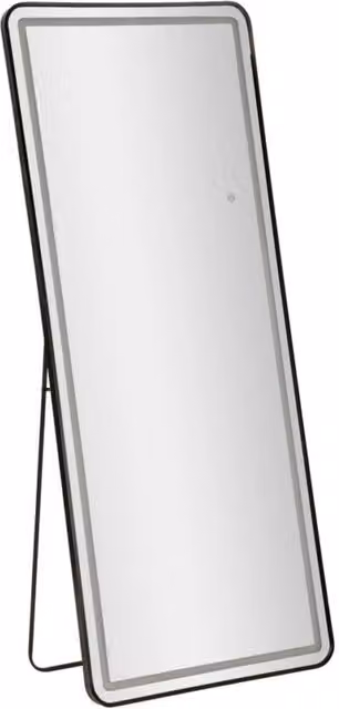 Specchio da terra rettangolare con illuminazione LED integrata