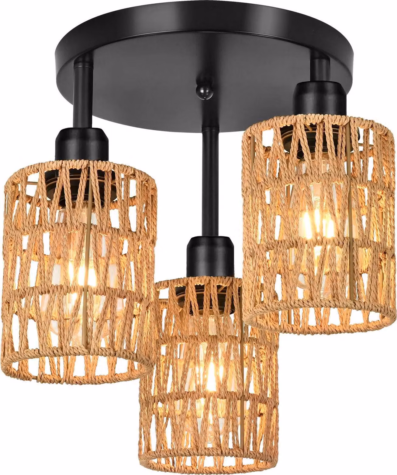Lampada da Soffitto tooLight App1624-3C Boho Beige Black