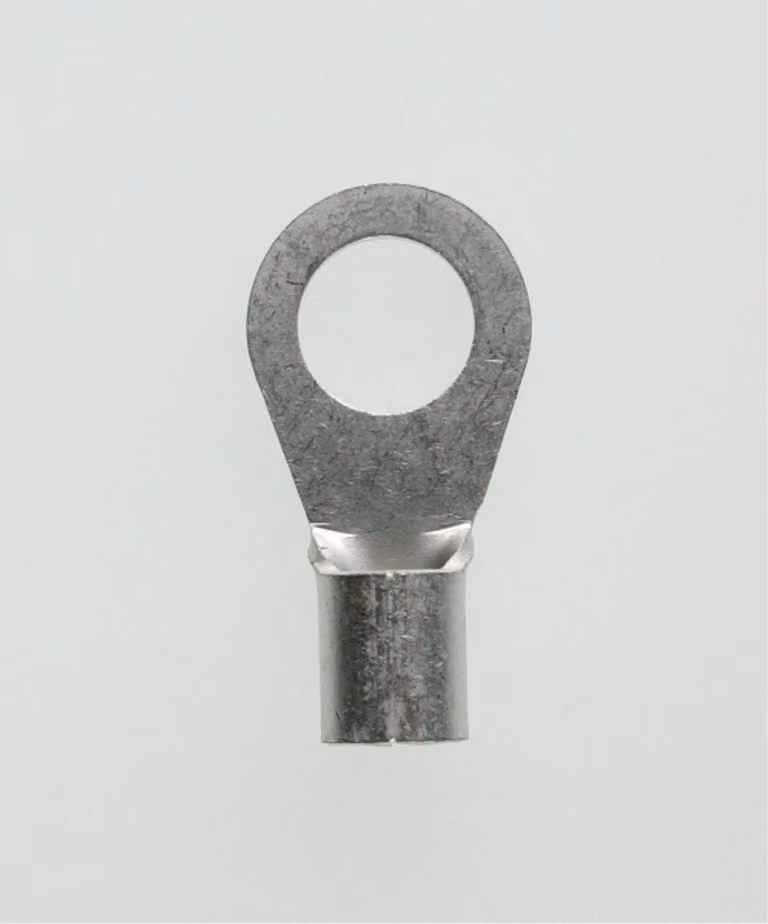 Capocorda a schiacciare DIN 46234 non isolato, forma ad anello, sezione 10 mm² - 1 pezzo