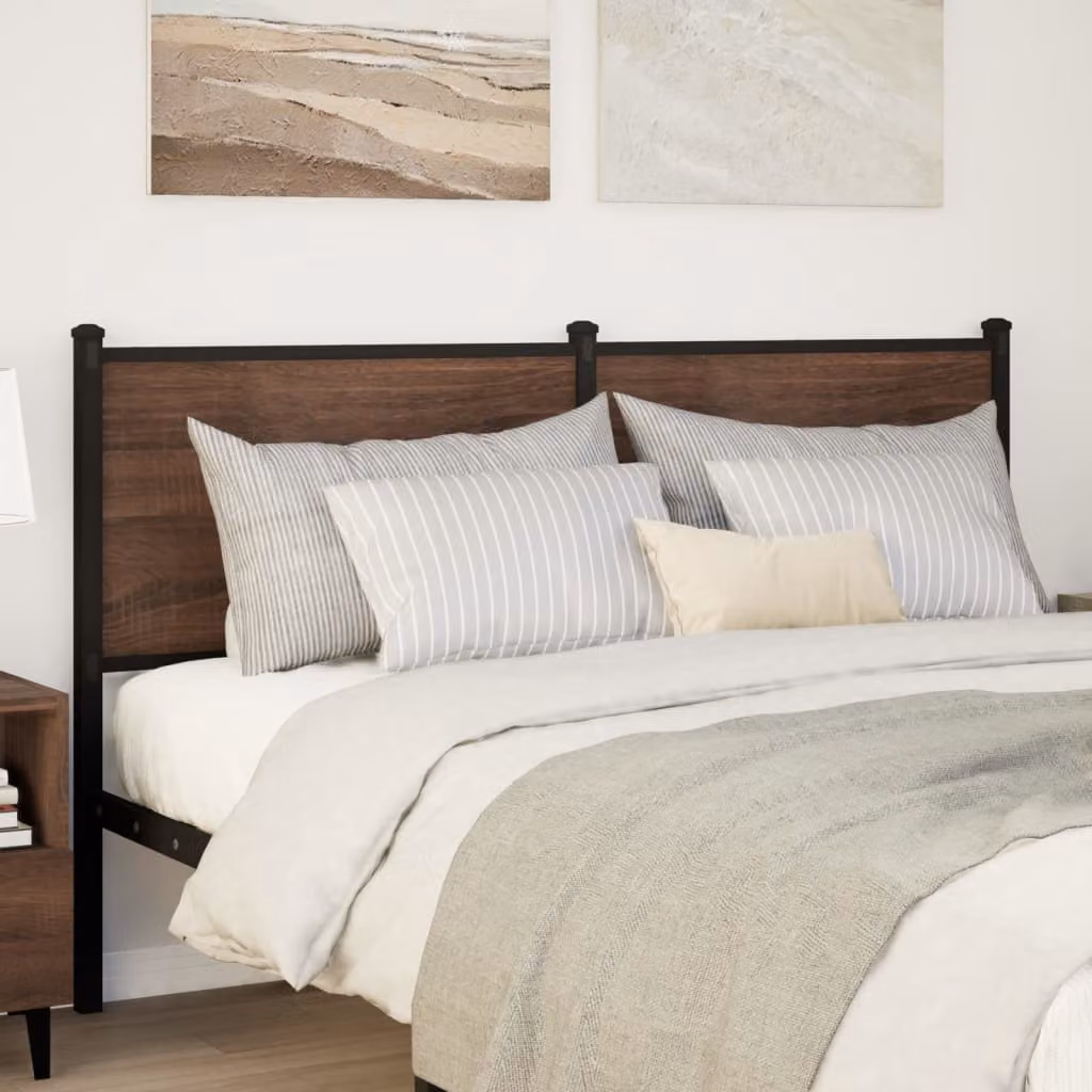 vidaXL Testiera di Ricambio Rovere Marrone 150 cm Legno Multistrato
