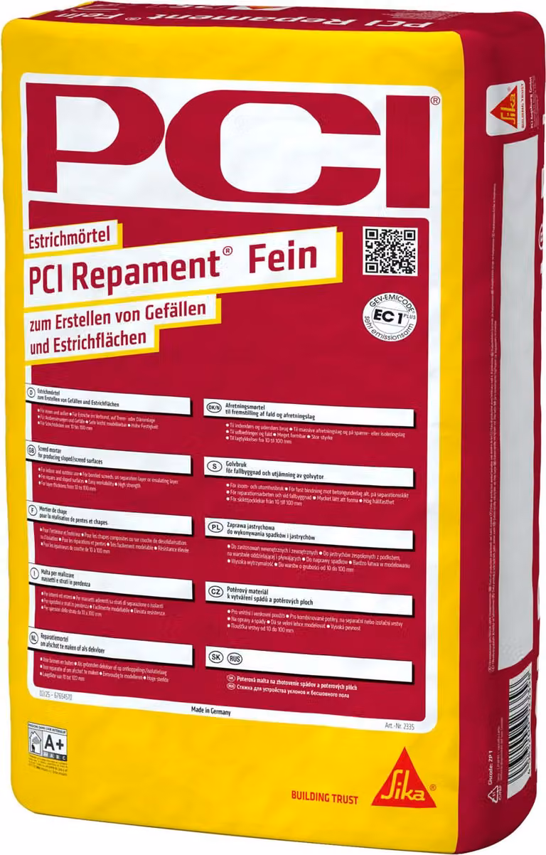 PCI Repament Fein grau 25kg Reparaturmörtel