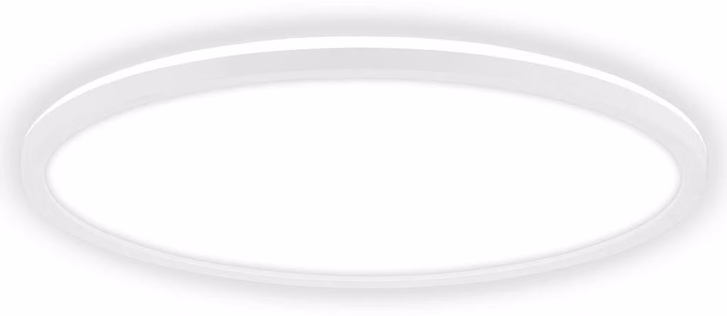 Briloner Plafoniera LED dimmerabile Ø42x3 cm rotonda 22W 3000lm 4000K bianco neutro retroilluminazione bianco - Lampada da soffitto soggiorno camera da letto corridoio