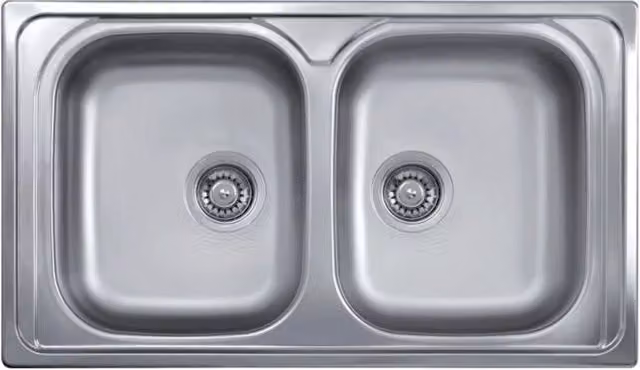 Lavello da incasso 86x50 2 vasche SAXT322A EFFEZ
