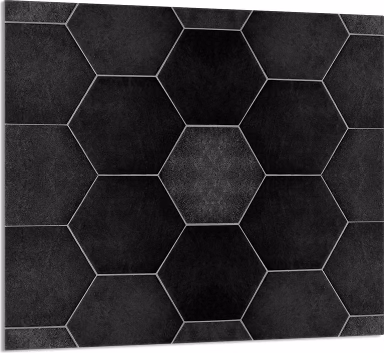 PIATTO IN VETRO PER CUCINA 65x60 Piastrella