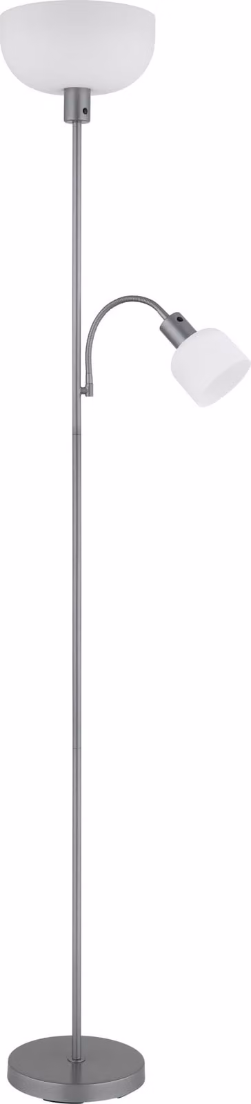 Lampada da terra Globo 59947 HINTON 1xE27 60 W argento
