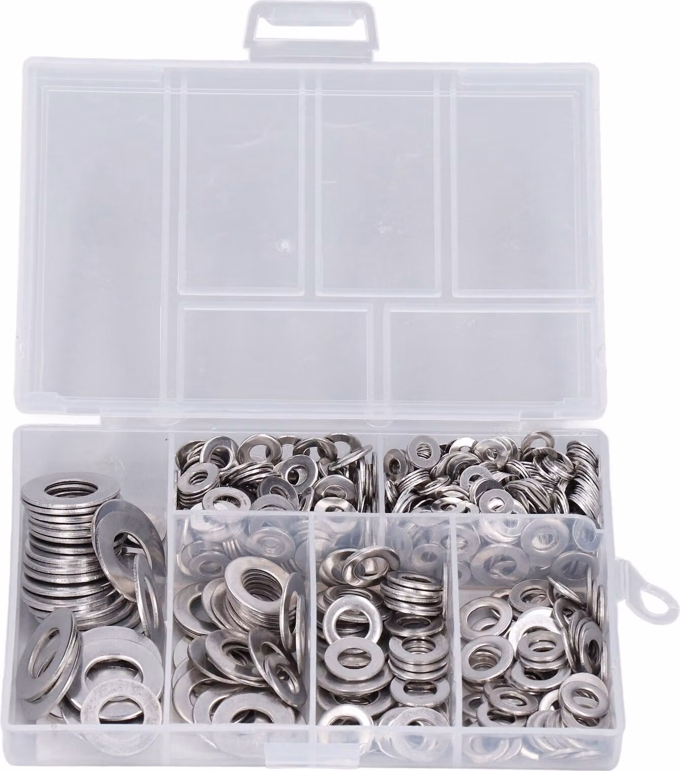Rondella piatta, rondella piatta in acciaio inossidabile, assortimento di rondelle, kit di rondelle piatte, assortimento di rondelle piatte, rondella in acciaio inossidabile