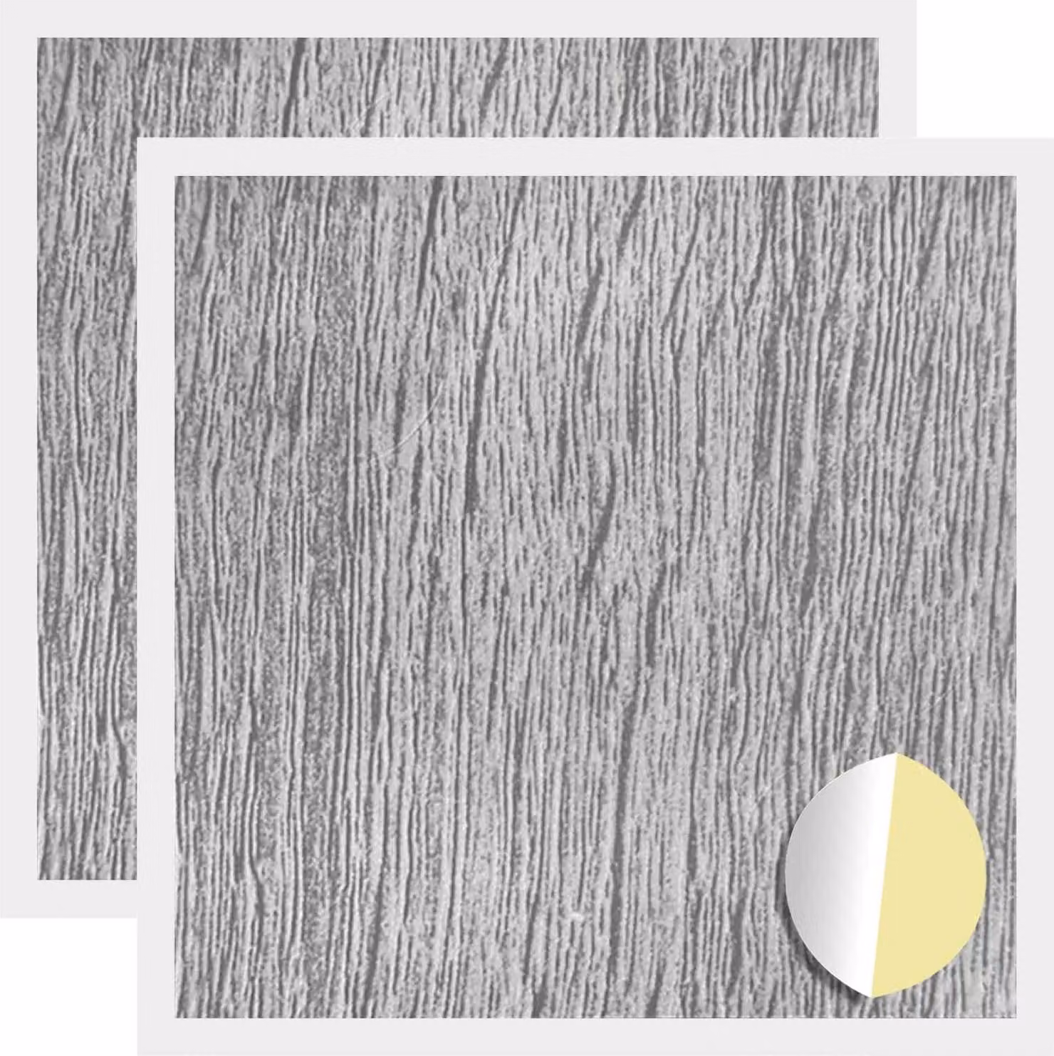 Copertura Vite Adesiva 2 pcs Grigio Sonoma Ø 20 x 0,5 mm