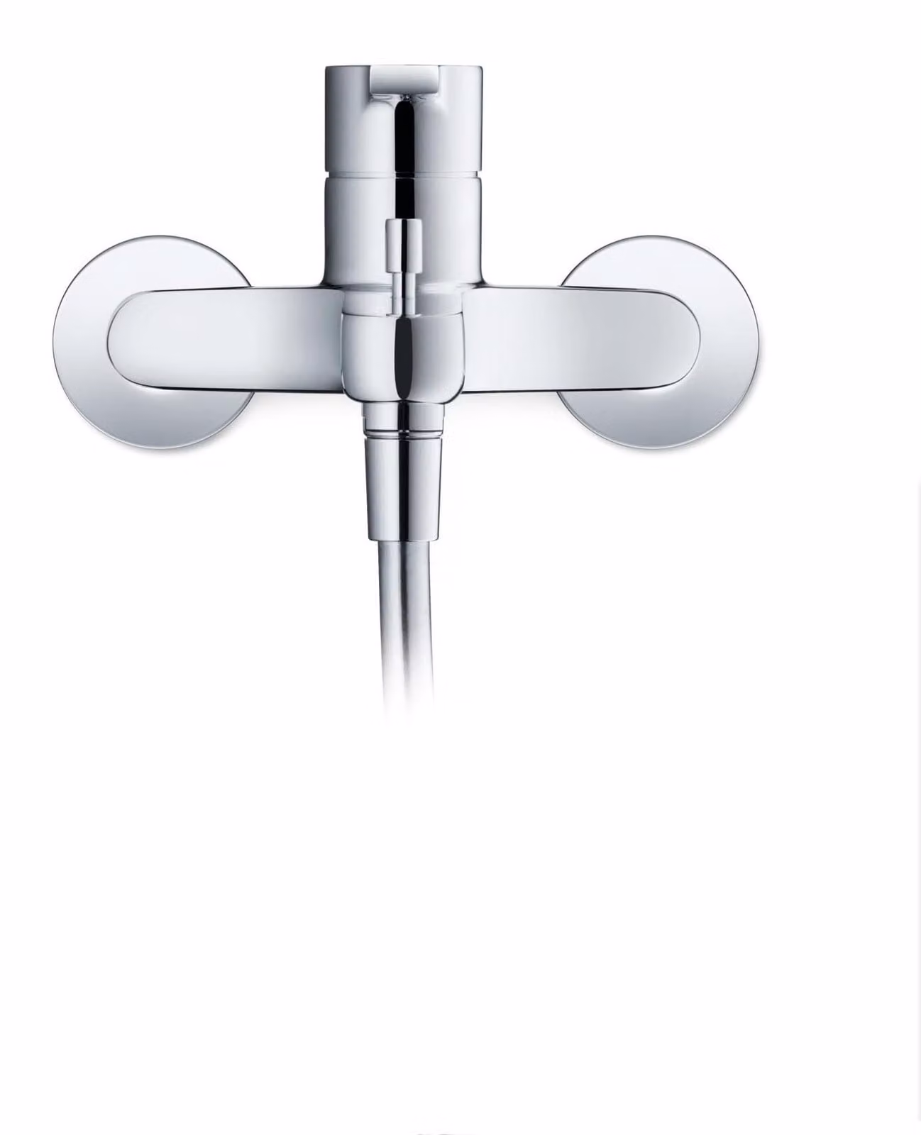 Miscelatore monocomando da incasso, 2 uscite, cromo