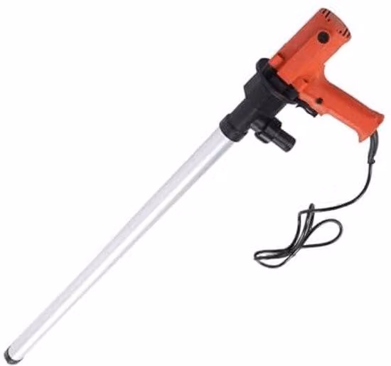 Pompa elettrica per il trasferimento di liquidi – Ad alta potenza – Portatile – Per il trasferimento di olio – 60-80 litri al minuto – Adatta per contenitori da 200-220 litri