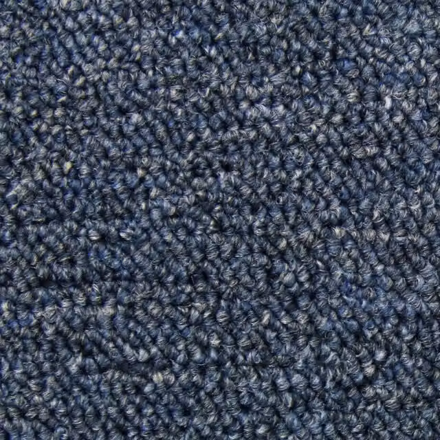 Set di 20 quadrotte di moquette modern Monster Shop in polipropilene, colore blu, L/P: 50 x 50 cm