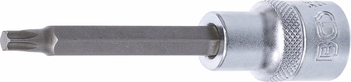 Bit BGS lunghezza presa 100 mm azionamento quadrato 12,5 mm (1/2") profilo a T (per Torx) T35 - 9628