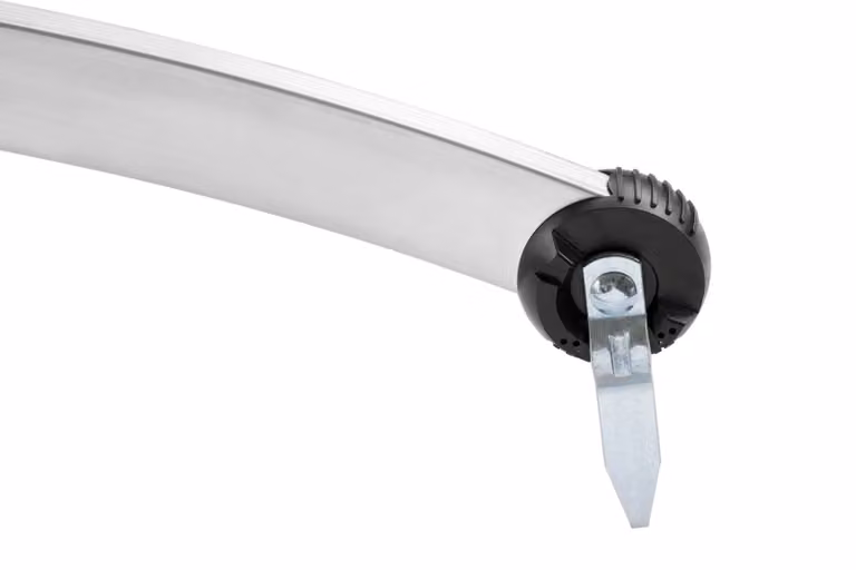 Set di puntali Hymer per traverse con pattino circolare, 2 pezzi