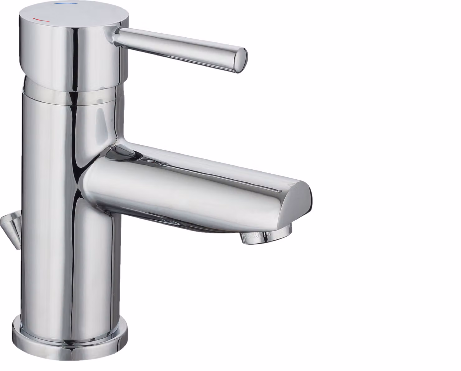 Miscelatore per lavabo SCHÜTTE UNICORN con tirante, rubinetto da bagno con scarico a scomparsa, cromo