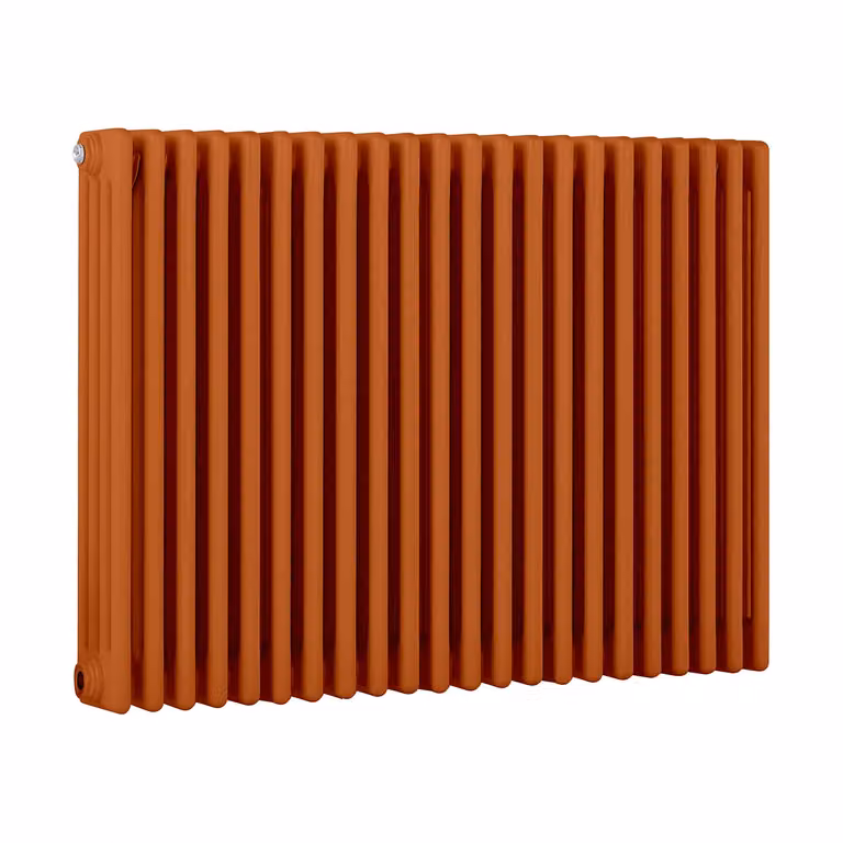 Radiatore Orizzontale a Colonne (4 Colonne) 750mm x 1010mm - Arancione (Sunset Arancione) - Regent