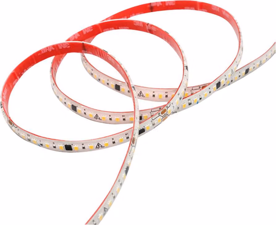 Striscia LED bianca 4000 K, luce diurna, flessibile professionale, 16 W/m, 1600 lm/m, 120 LED/m, 230 V, IP65, rotolo da 50 m x 1