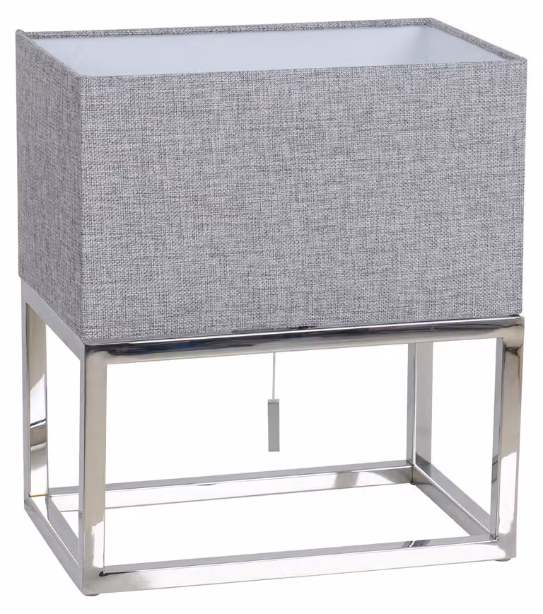 Alfa lampada da tavolo E27 30x19cm grigio