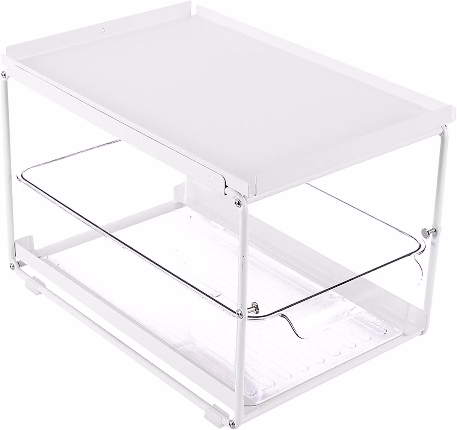 Organizzatore per armadietti da cucina Acciaio al carbonio, scaffale multistrato multifunzionale da posizionare sotto il lavello, organizer per accessori da cucina