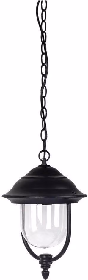V-TAC VT-850 Portalampada pendente lanterna da giardino alluminio nero per lampada 1xE27 IP44 - sku 7529