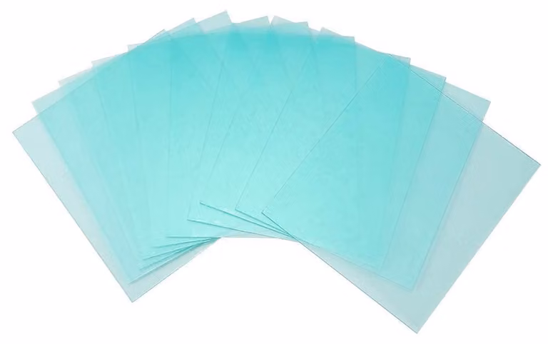 10 pezzi di lente trasparente per maschera da saldatura, piastra protettiva, dimensioni 138x122 mm