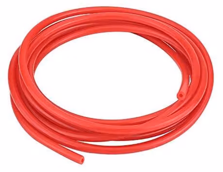 Inovra - Tubo aspirapolvere, 4 mm, 5 metri - Resistente - Tubo in silicone - Resistente al calore - Resistente agli agenti atmosferici - Ricambio universale - Tubo in silicone