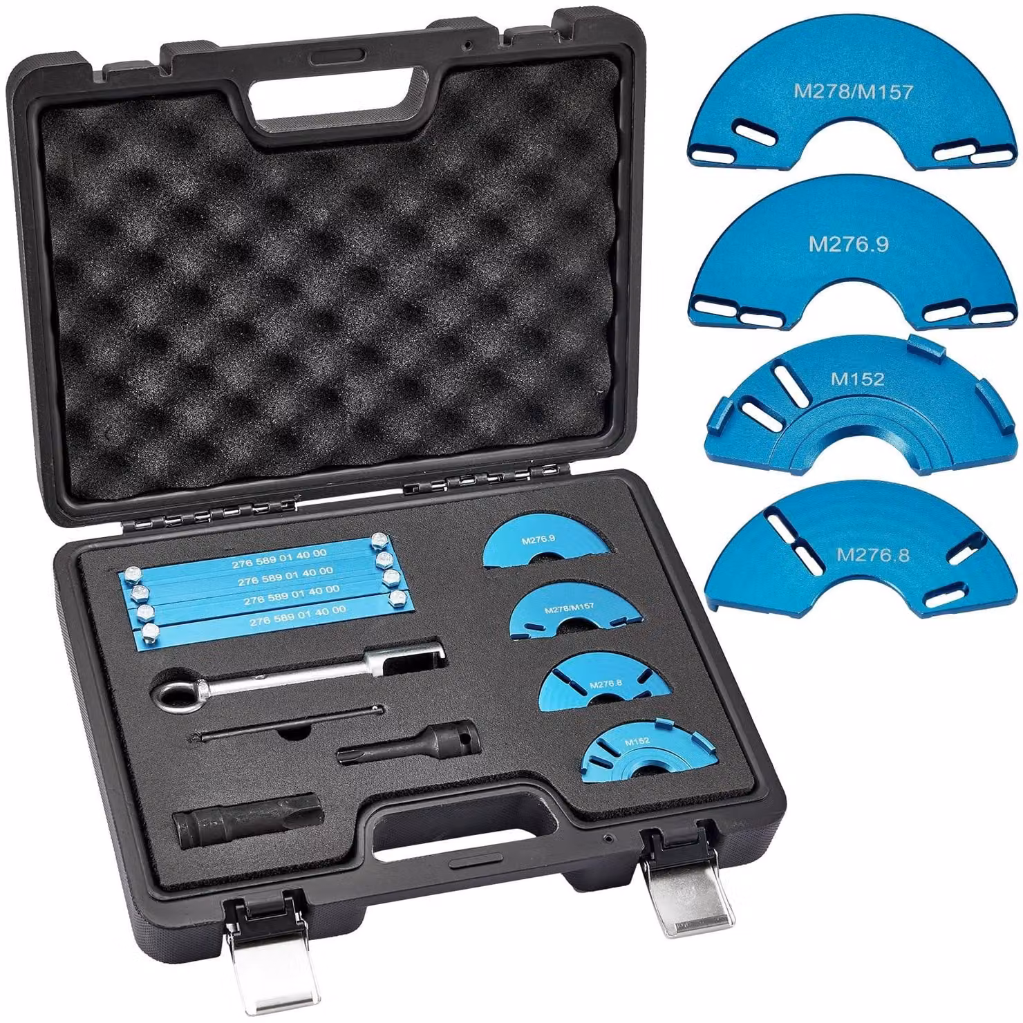 Kit di 11 utensili per alberi a camme e iniettori