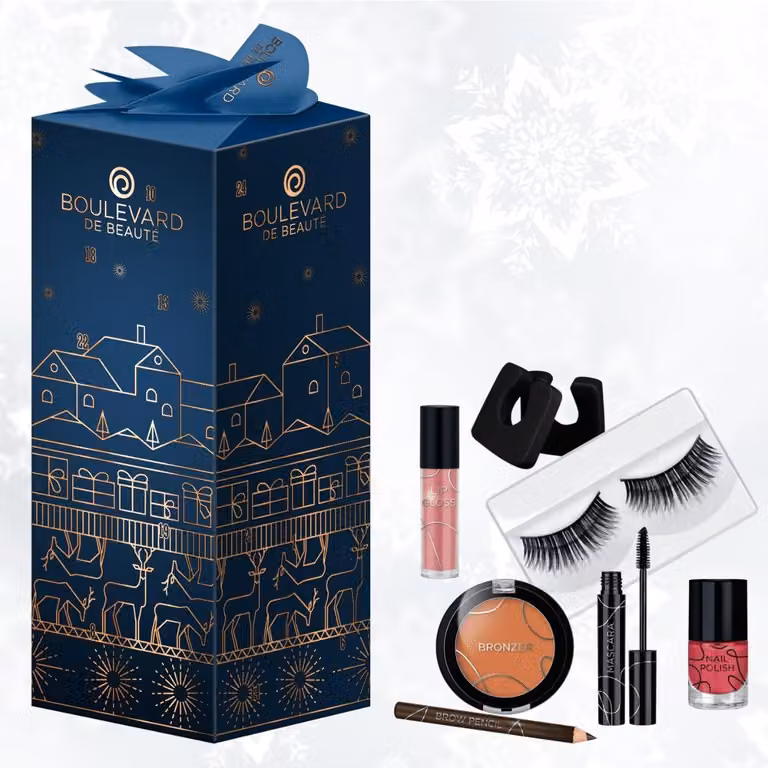 Calendario dell'Avvento a tema make-up con 24 sorprese