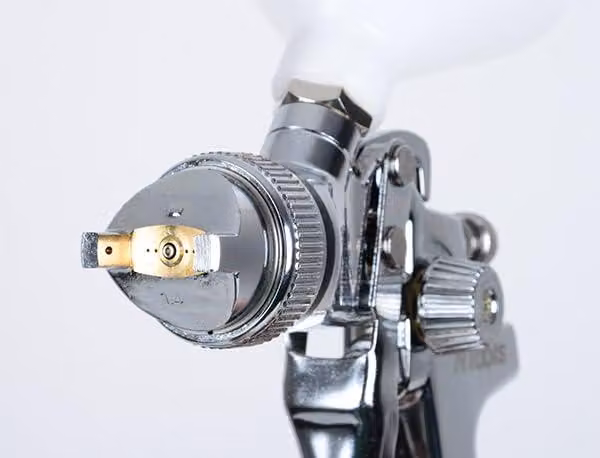 Pistola a spruzzo NTools SG1002 HVLP con serbatoio a flusso, ugello da 1,7 mm, 600 ml