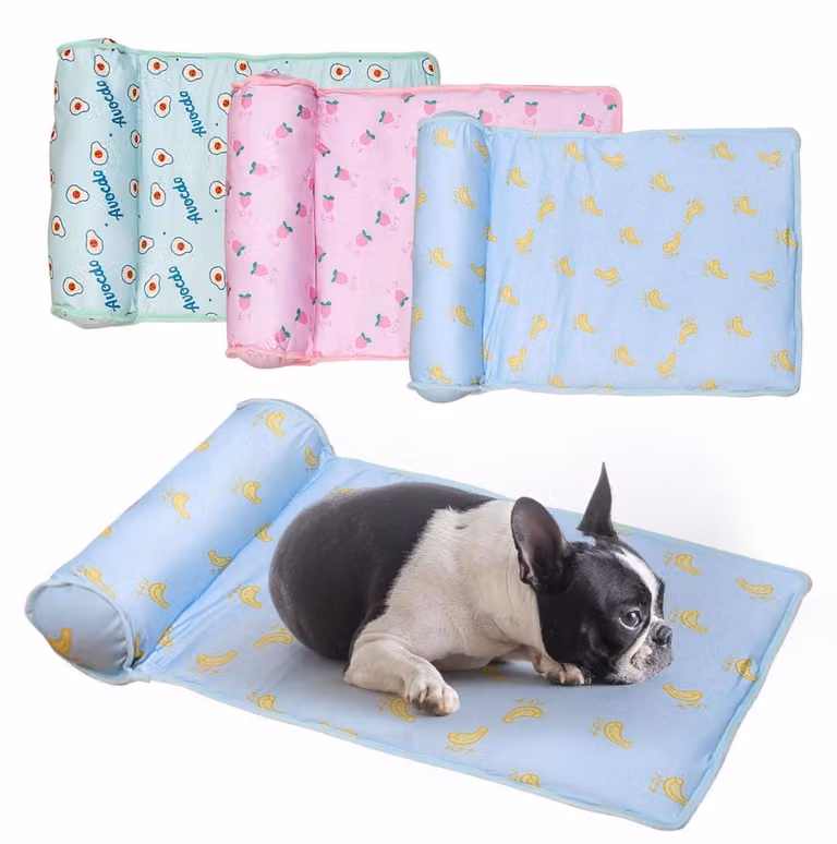 Cuccia refrigerante per cani e gatti, autorigenerante, lavabile, traspirante, 60 x 40 cm