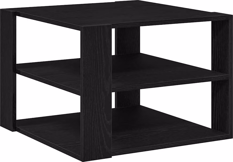 Tavolino da salotto Rovere Nero 58 x 58 x 40 cm