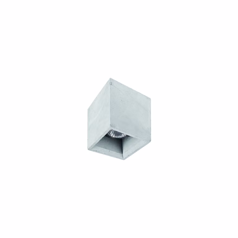 Faretto spot BOLD grigio 1xGU10x35W in cemento architettonico, dimensioni: 12x9x9 cm, IP20, Nowodvorski Lighting