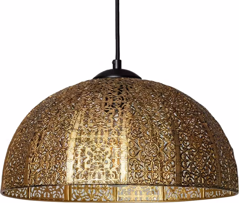 Lampada a sospensione Maestro dorata 1xE27x40W in metallo, dimensioni: 127x35x35 cm, IP20, Abruzzo