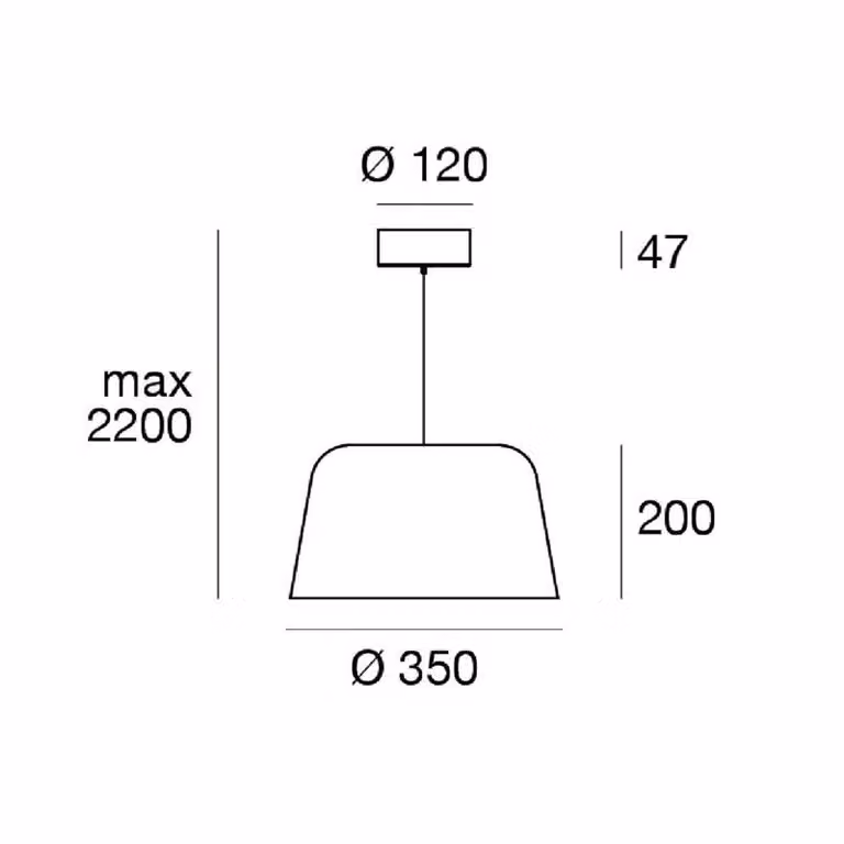 Linea Light Lampada LED a sospensione Delfi_P, nera, Ø 35 cm, metallo dimmerabile, Nero, Soggiorno / Sala da pranzo, Alluminio, Moderno