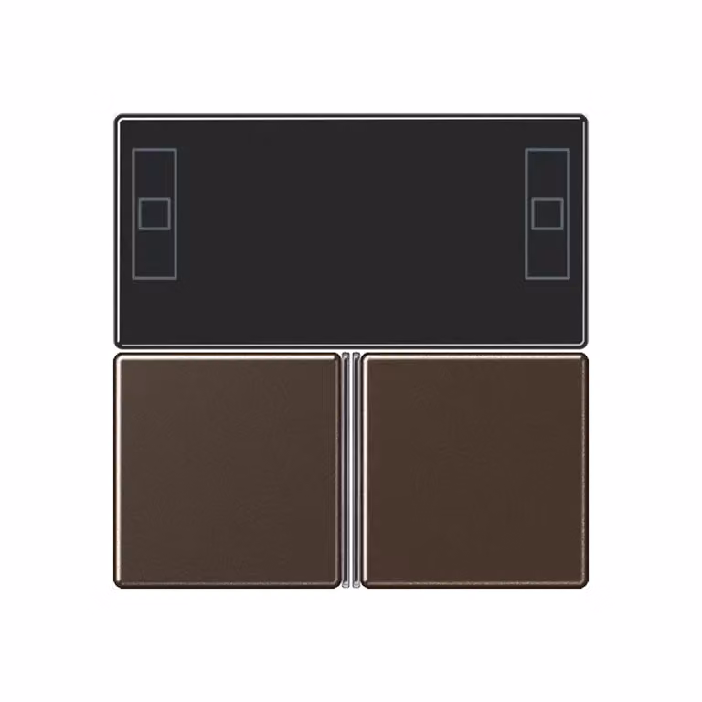 Set di tasti Jung A4093TSAMO, completo, color moka