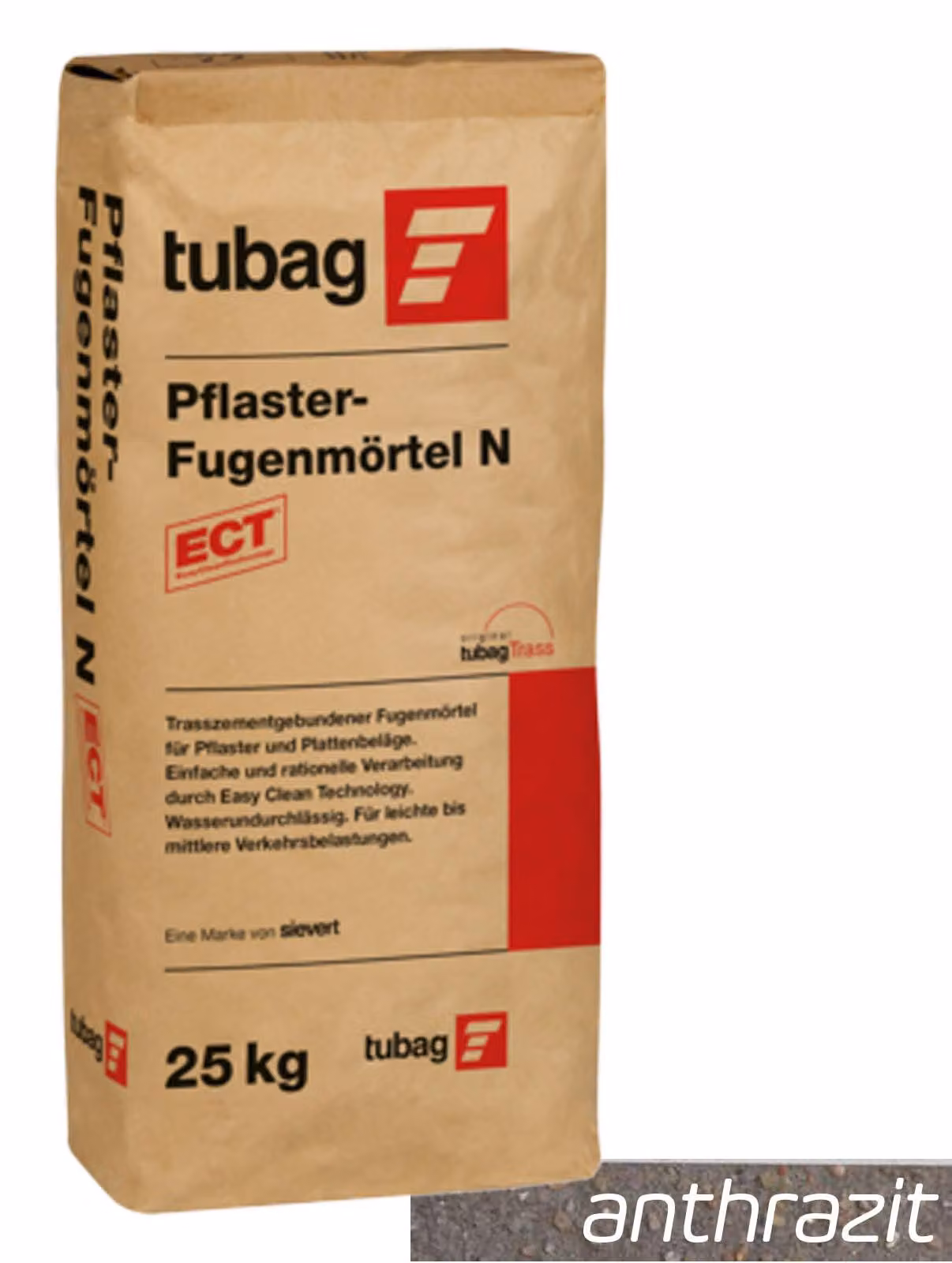 tubag Pflasterfugenmörtel PFN 25kg Anthrazit