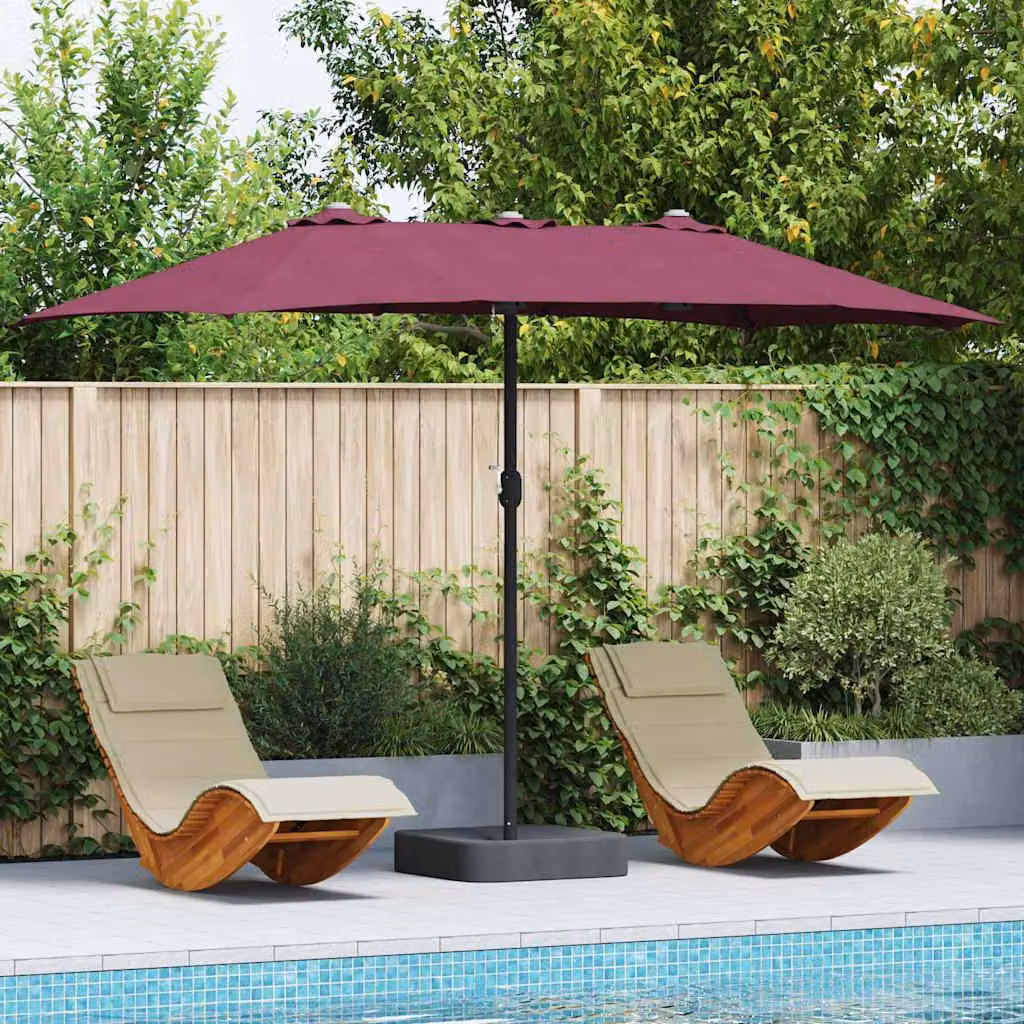 Maison Exclusive - Ombrellone da giardino, dimensioni 385 x 209 x 244 cm, realizzato in poliestere e acciaio