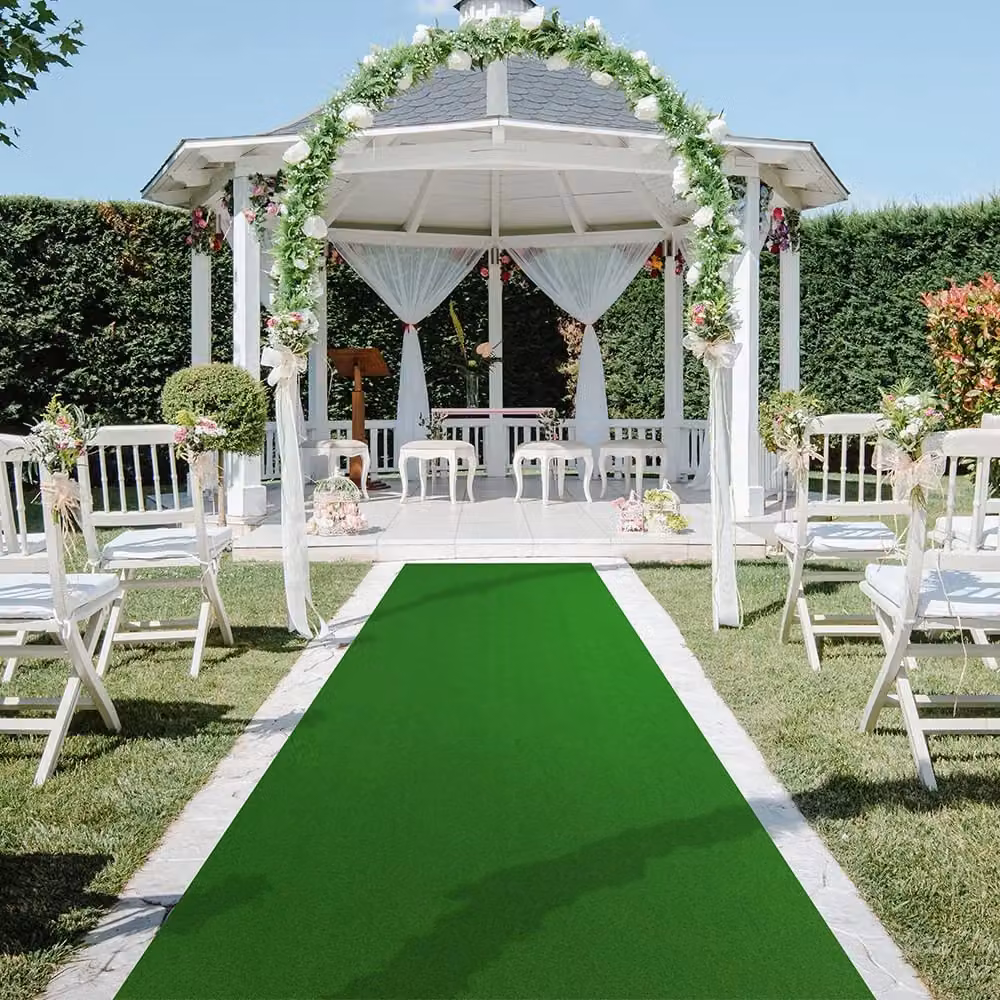 Tappeto Passatoia Moquette Cerimonia Esterno 4F GROUP Verde L: 50 m, P: 1 m – 2