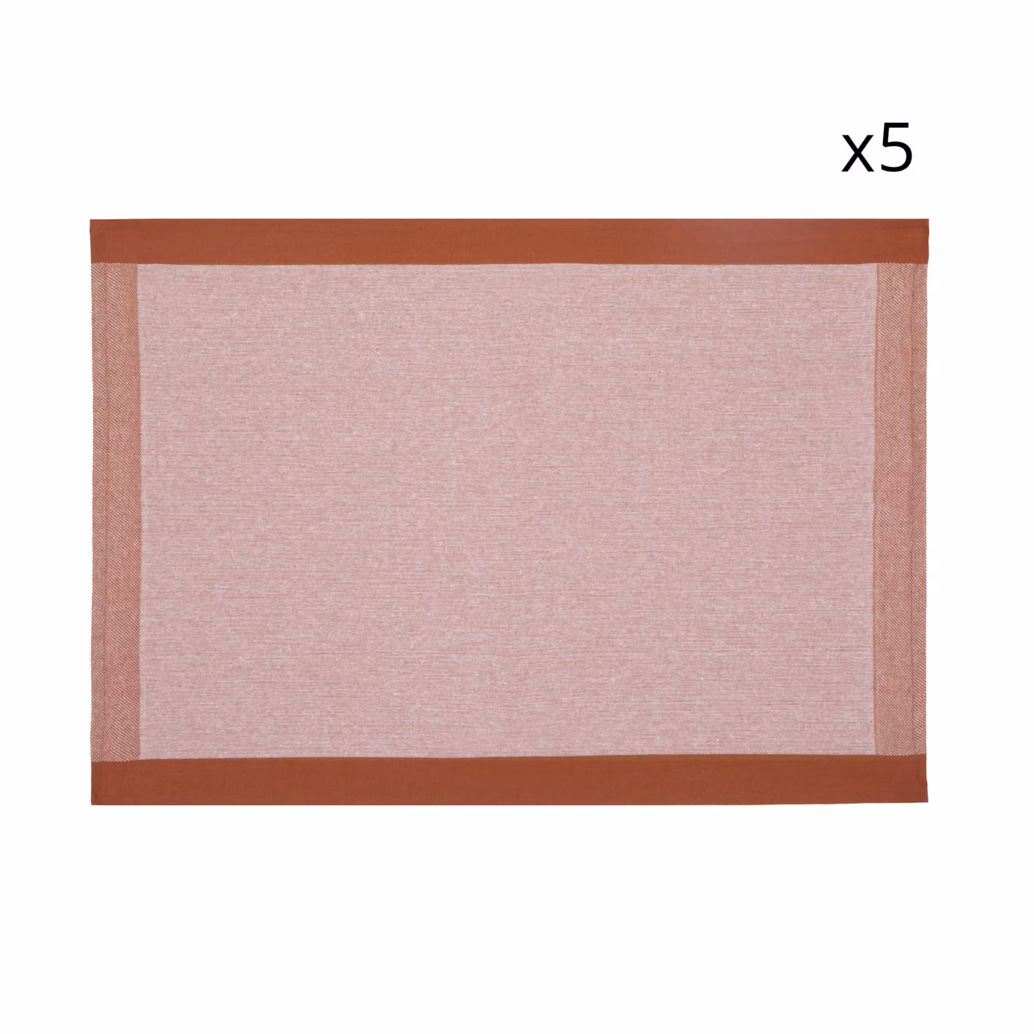 Set di 5 strofinacci KASANOVA colore rosso, dimensioni 50x70 cm – 2