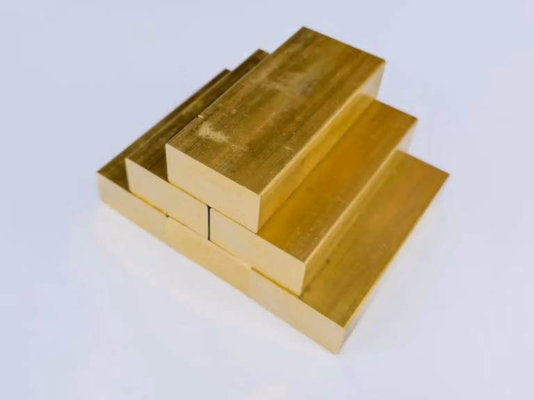 Ottone Ms58 CuZn39Pb3 in lingotti da 250 g, peso: 1 kg
