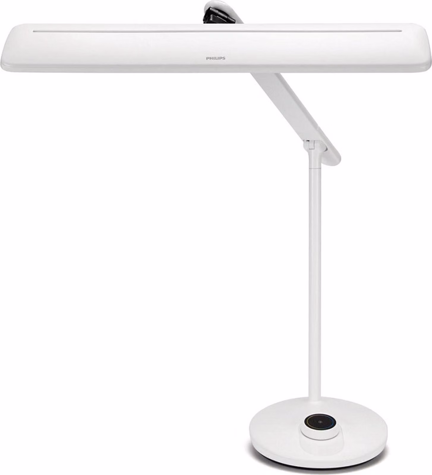 Philips Lampada da tavolo funzionale, Bianca, Metallo, Camera da letto, Soggiorno, Ufficio, Stile contemporaneo, IP20, II
