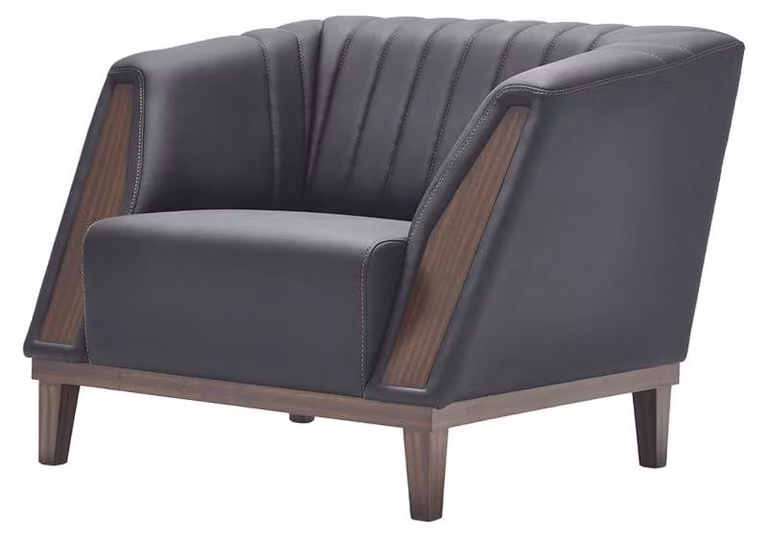 Sessel Büromöbel Leder Couchen Sitzer Set Sofa Polster Couch Sessel