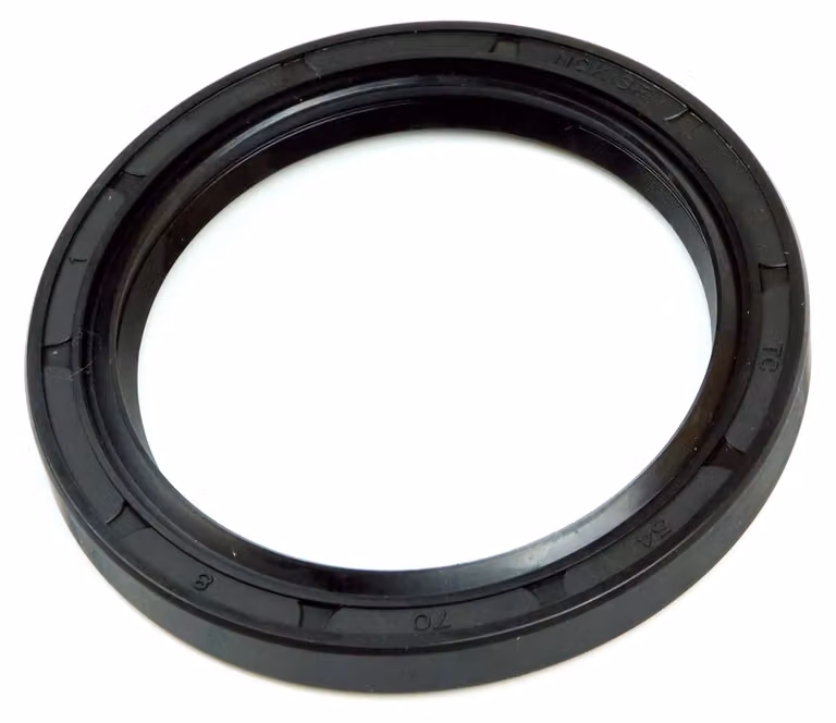 Guarnizione a labbro radiale 54x70x8 mm, in NBR 70, conforme alla norma DIN 3760, resistente al calore