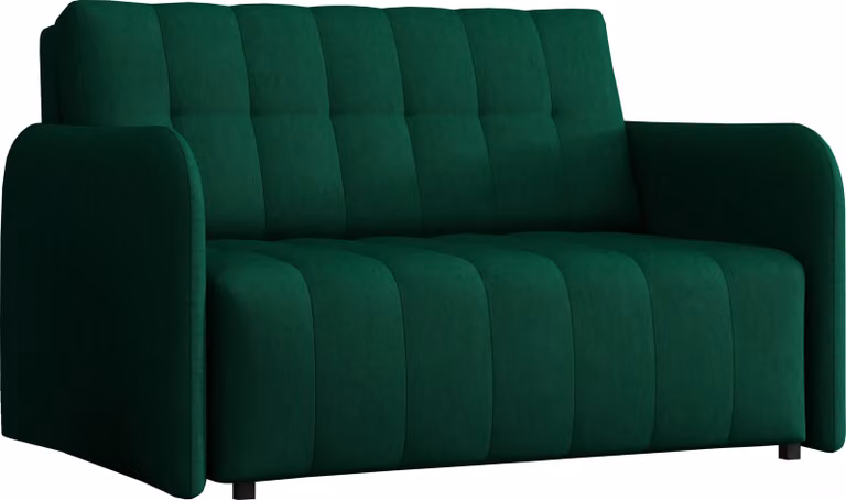 MIRJAN24 Divano letto Viva Grand II, divano imbottito a 2 posti con cuscini inclusi, con contenitore e funzione letto, divano elegante (colore: Kronos 19)