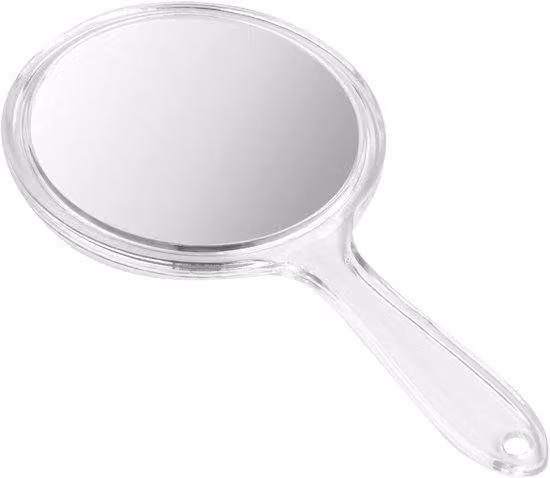 Set doppio di specchi da toeletta per donna