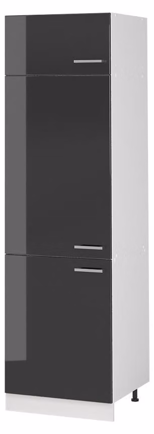 Mobile cucina dispensa Vicco R-Line Antracite lucido/Bianco 60 cm, Model 63174