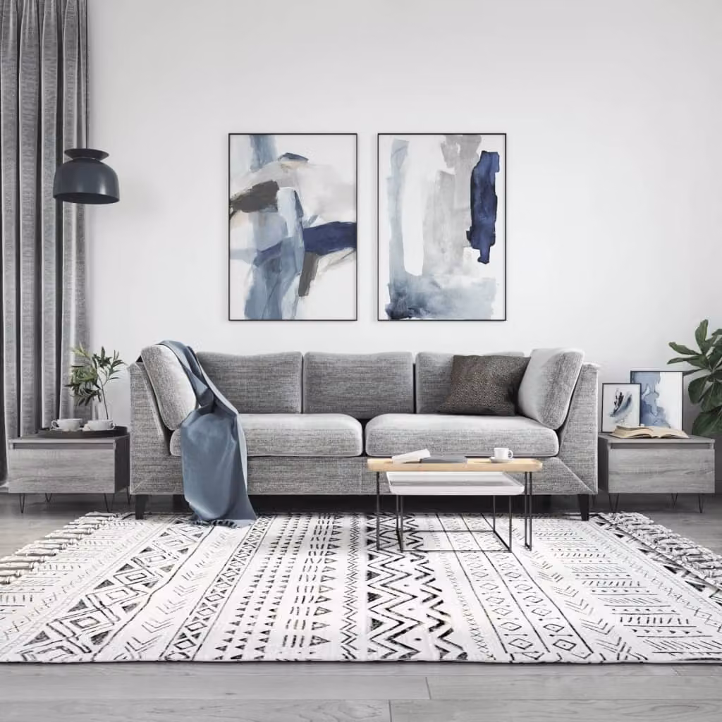 Maison Exclusive - Tavolini da salotto 2 pezzi Grigio Sonoma 50x46x35 cm Materiale ligneo