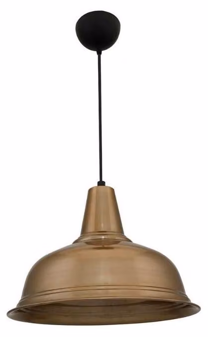 Lampada a sospensione con diffusore bronzo Tampa ASZ1343