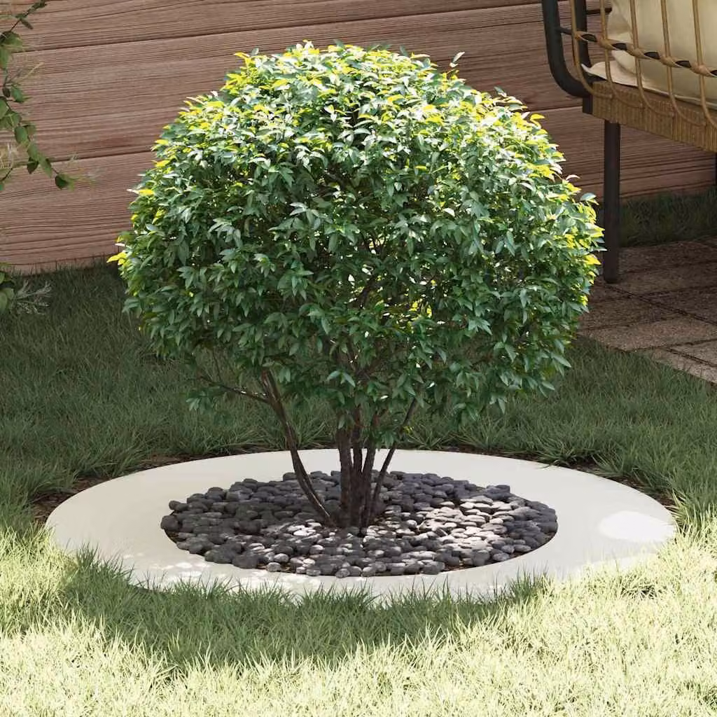adatto per Anello d'Albero Piatto Bianco Ø50 / 80 cm Acciaio