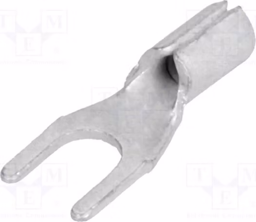 10 connettori a morsetto a forcella: connessione a crimpare M3,5, per cavi da 0,25÷1,5mm², unipolari, modello BM 01114, isolati