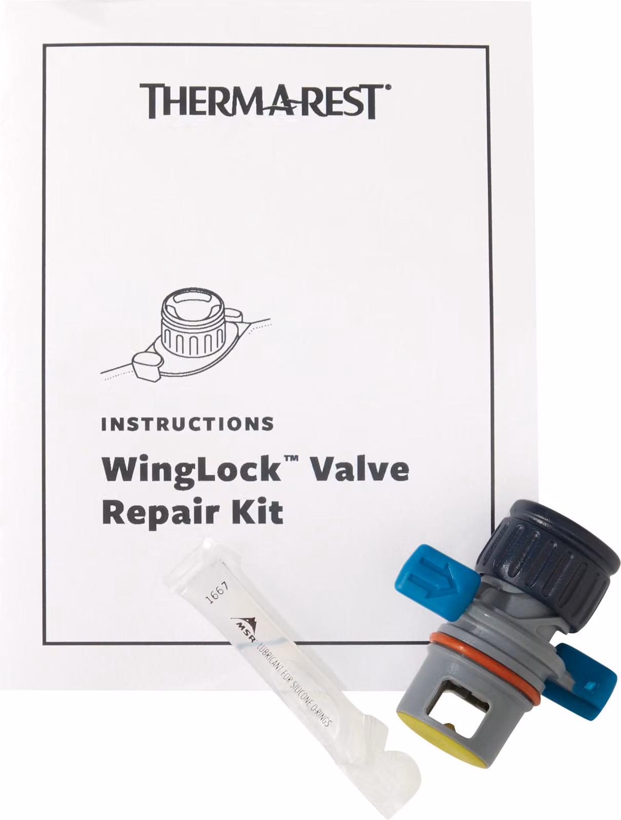 Therm-a-Rest - Kit di riparazione valvola - blu / argento - kit di riparazione